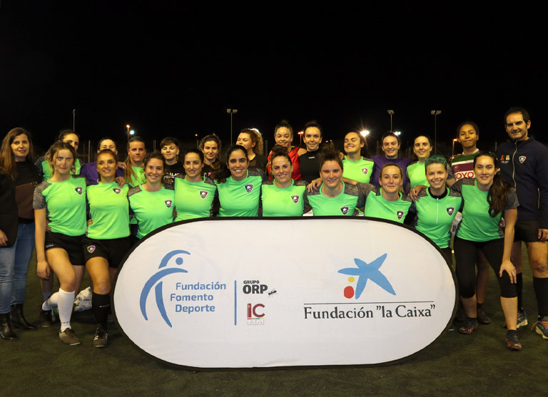 Equipo femenino Club de Rugby Málaga